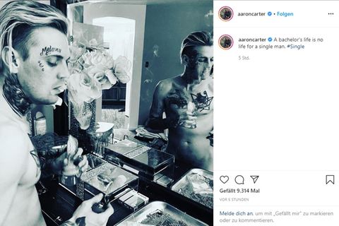 Aaron Carter nach häuslicher Gewalt von Freundin getrennt