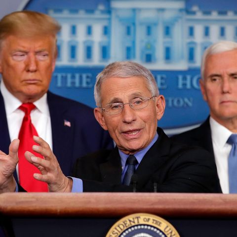 Trump und Anthony Fauci