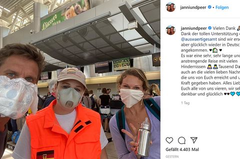 Peer Kusmagk und Janni Hönscheid sind zurück in Deutschland