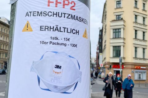 Aushang FFP2 Maske