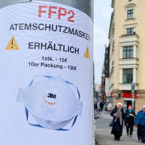 Aushang FFP2 Maske