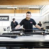 Die Donkervoort Ex-Core Technologie ist nicht so aufwändig, wie das herkömmliche Carbon-Backen