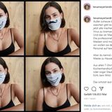 Lena Meyer-Landrut plädiert dafür, Masken zu tragen