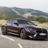Das BMW M8 Competition Gran Coupé lenkt gierig ein