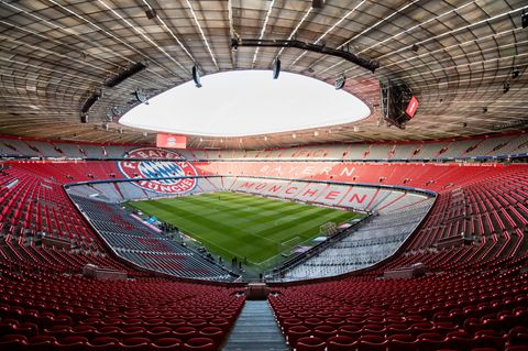 Das Bild ist im Moment traurige Realität: Die Allianz Arena in München bleibt derzeit ungenutzt