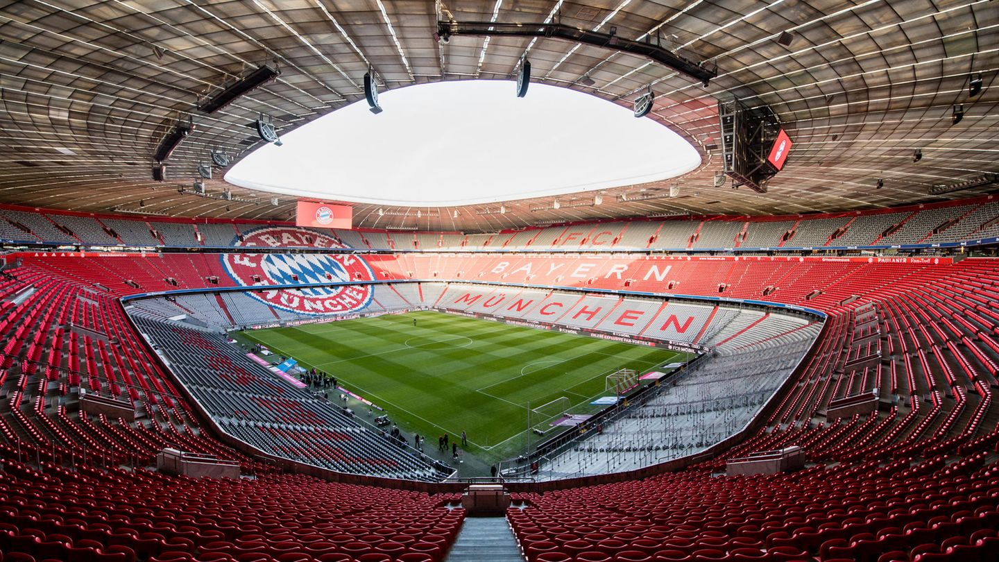 Das Bild ist im Moment traurige Realität: Die Allianz Arena in München bleibt derzeit ungenutzt