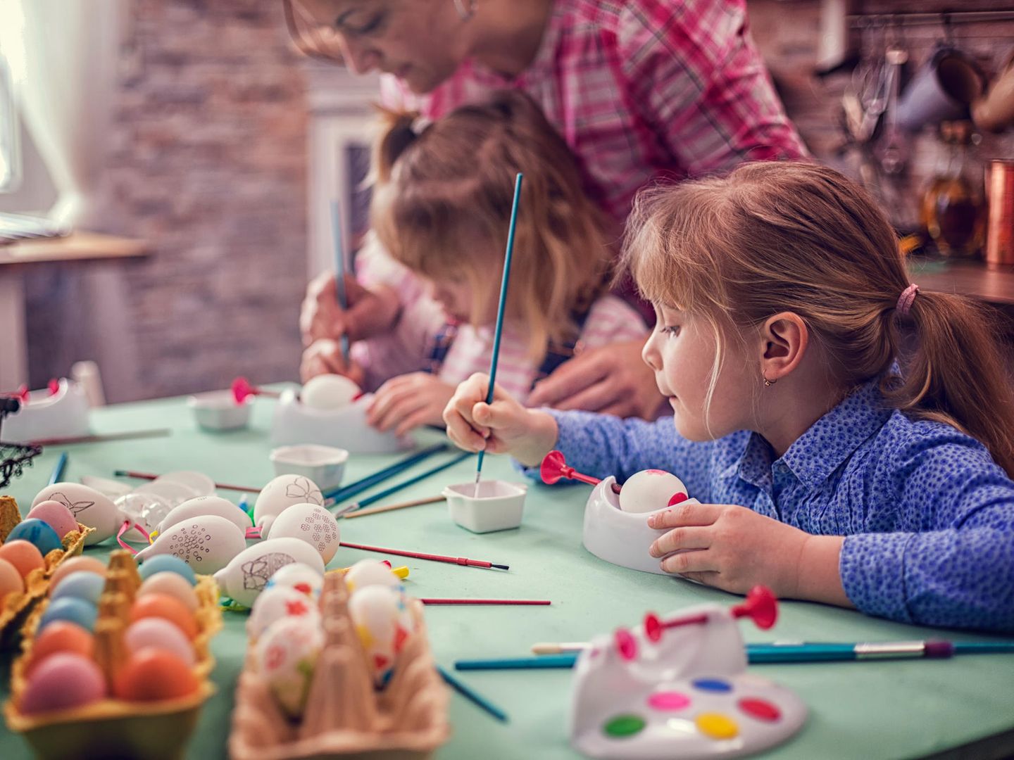 12-teiliges Osterbastelset Für Kinder – DIY-Windspiel Aus Holz Mit Hasen, Eiern & Schmetterlingen, Kreatives Osterhandwerk Für Mädchen Und Jungen Ab 6 Jahren