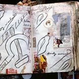 Andy Warhol schrieb quer über eine Tagebuch-Doppelseite