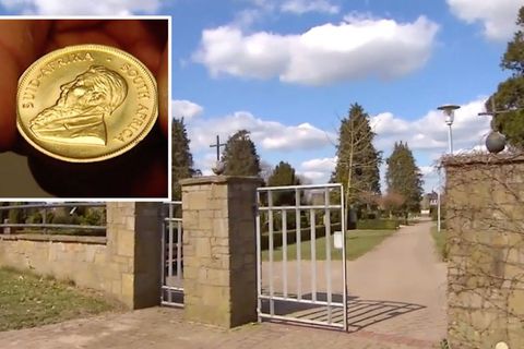Frau meldet sich bei der Stadt: 500.000-Euro-Fund auf Friedhof: Wem gehört der mysteriöse Goldschatz aus Dinklage?