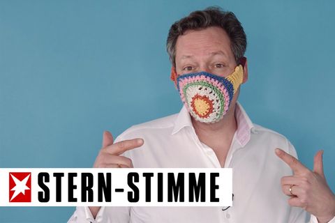 Dr. Eckart von Hirschhausen redet über die Maskenpflicht während der Corona-Krise.