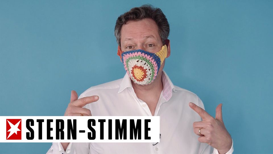 Dr. Eckart von Hirschhausen redet über die Maskenpflicht während der Corona-Krise.