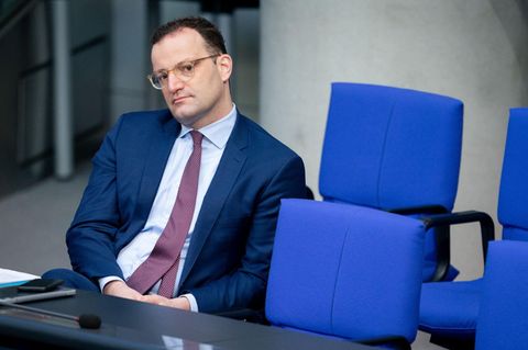 Bundesgesundheitsminister Jens Spahn im Bundestag.