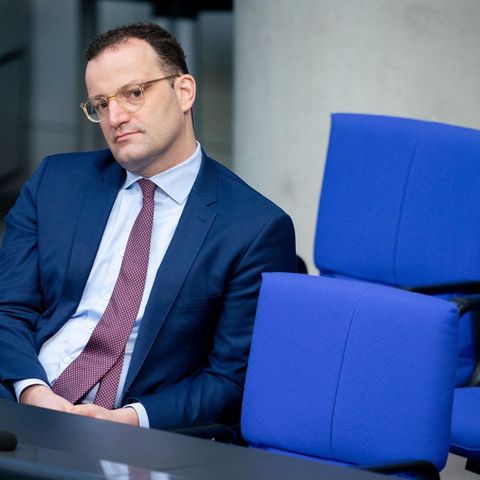 Federal Minister of Health Jens Spahn in the Bundestag.