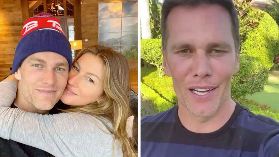 Tom Brady schickt seinen Fans eine Videobotschaft aus der Quarantäne Tom Brady schickt seinen Fans eine Videobotschaft aus der Quarantäne