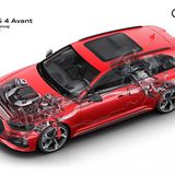 Der Röntgenblick enthüllt den Antriebsstrang des Audi RS 4 Avant