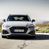 Der schwarze Wabengrill ziert den Audi RS 4 Avant