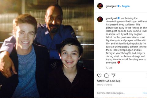 Grant Gustin erinnert auf Instagram an Logan Williams