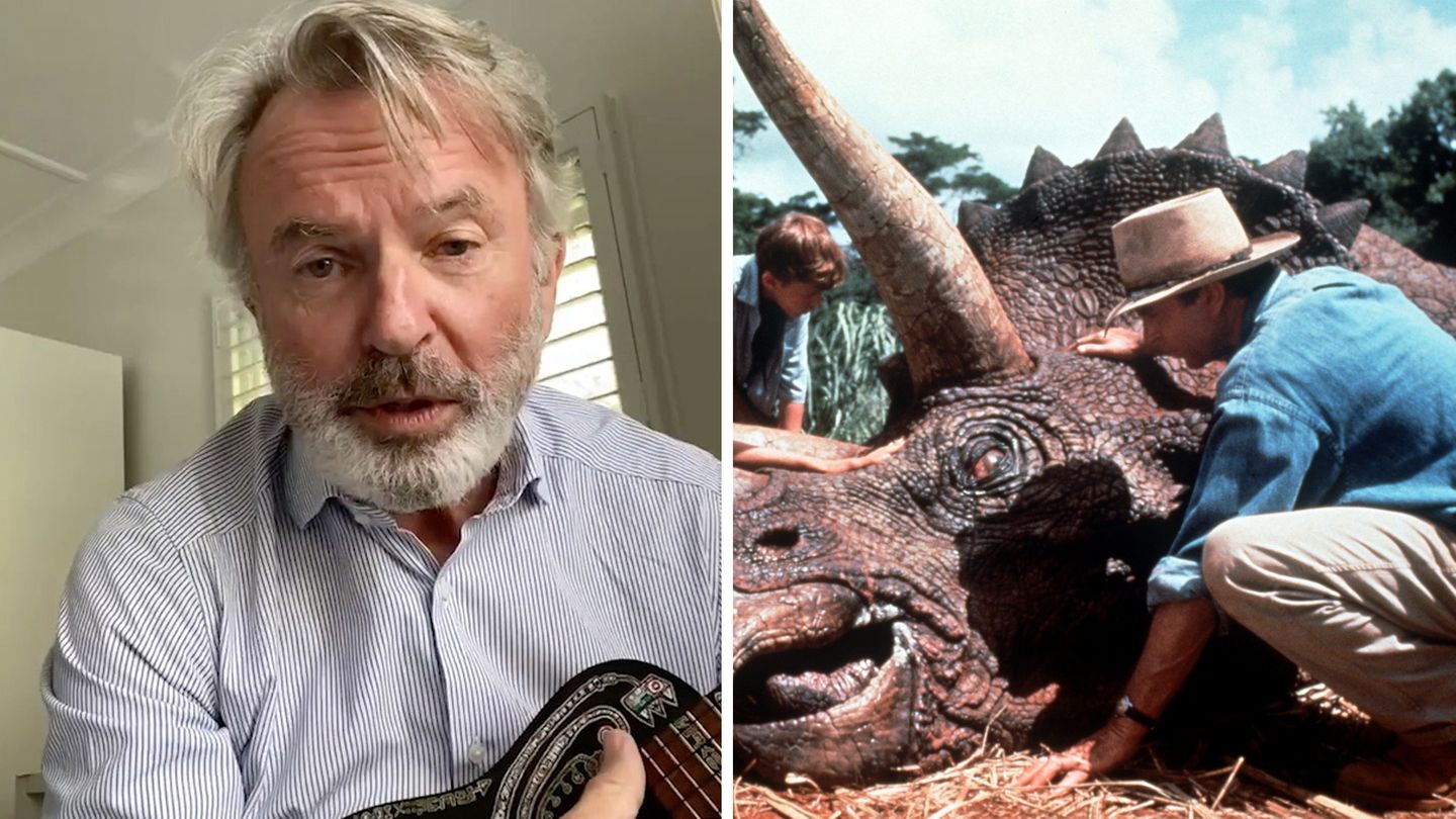 Jurassic Park Star Sam Neil Macht Heute Songs Aus Der Quarantane Stern De