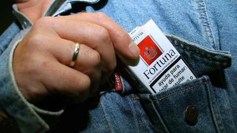 Eine Packung der spanischen Zigarettenmarke Fortuna