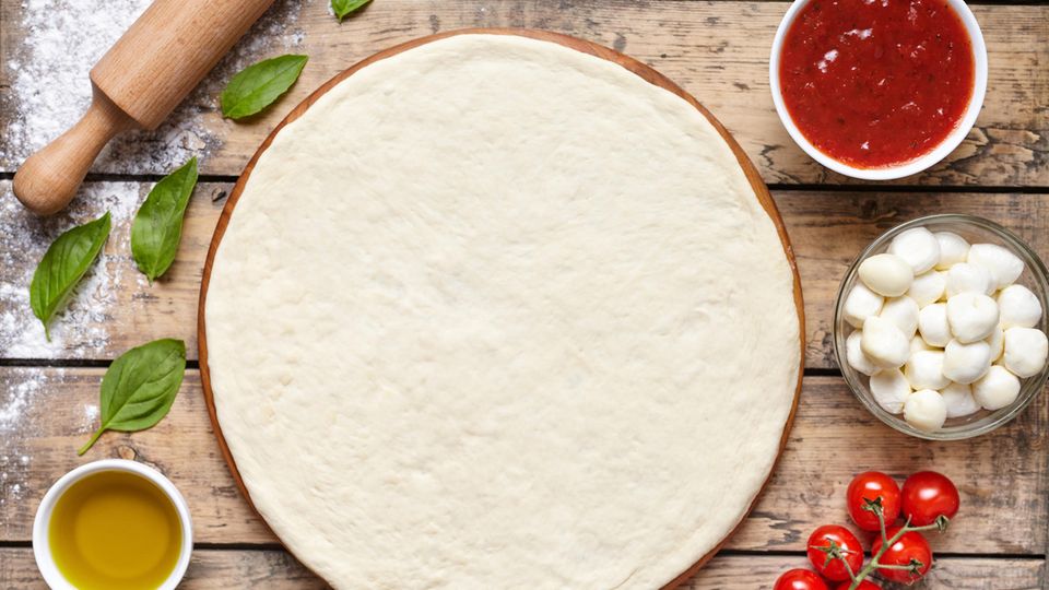 Je Pizza kann individuell belegt werden