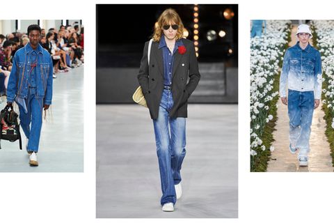 Mehrere Jeans-Outfits