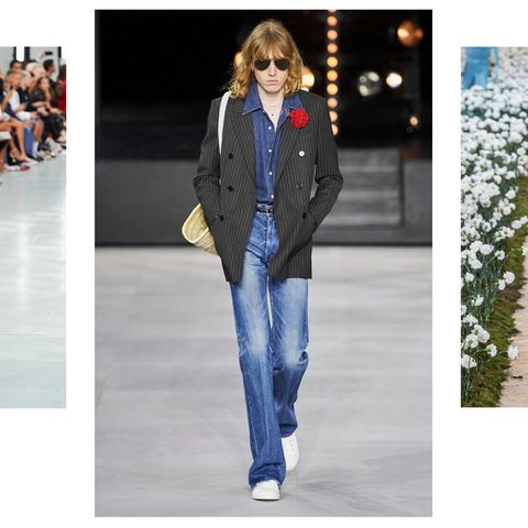 Mehrere Jeans-Outfits