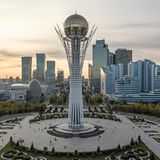 Der Baiterek-Turm ist das Wahrzeichen der Stadt