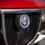 Das Scudetto mit dem Alfa-Wappen darf nicht fehlen