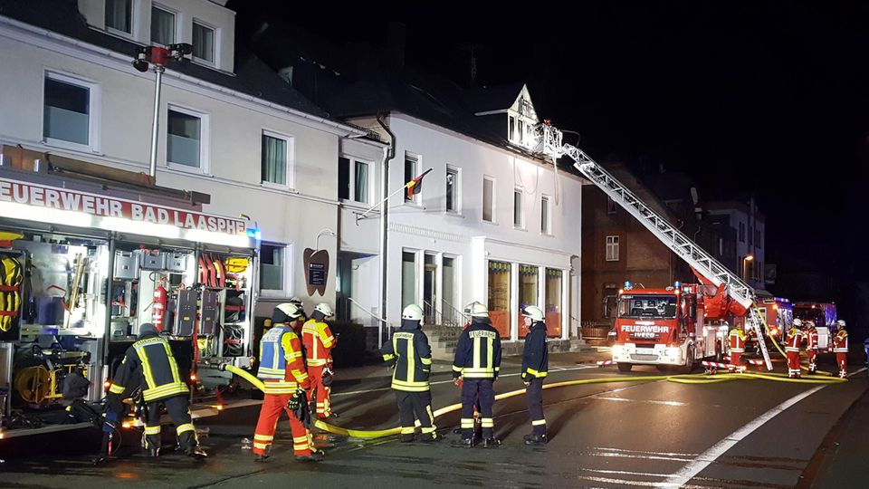Nachrichten aus Deutschland: In Bad Laasphe brannte ein Wohnhaus