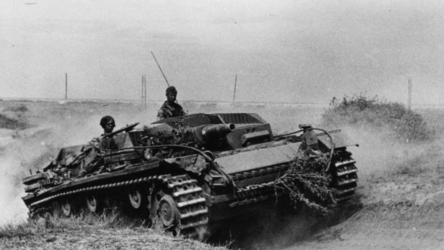 Hier ein Modell noch mir kurzer Kanone.