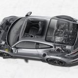 Der Röntgenblick zeigt den Aufbau des Porsche 911 Turbo S