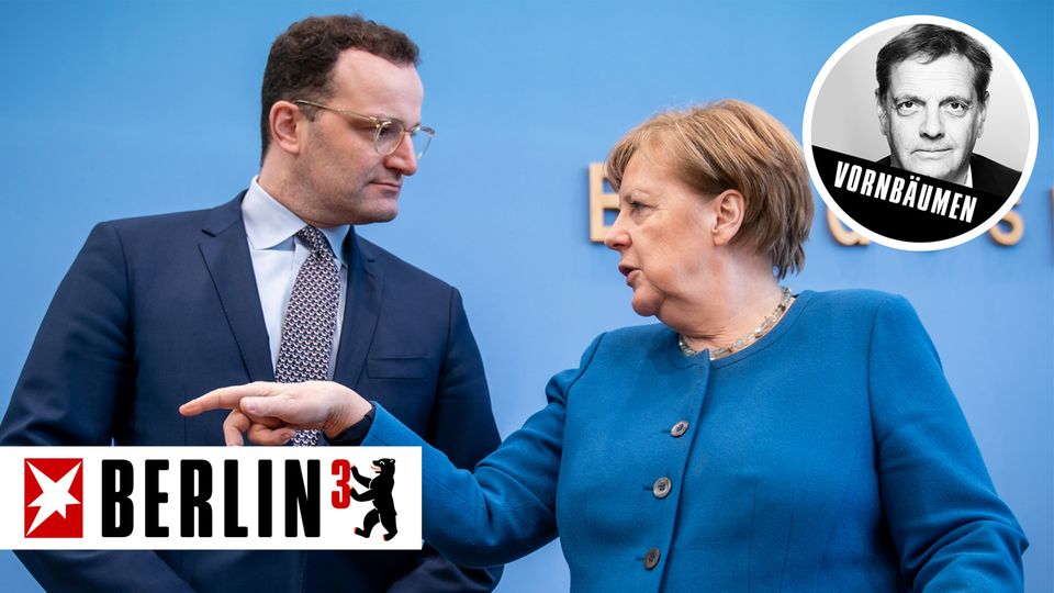 Bundesgesundheitsminister Jens Spahn (CDU) und Bundeskanzlerin Angela Merkel (CDU)