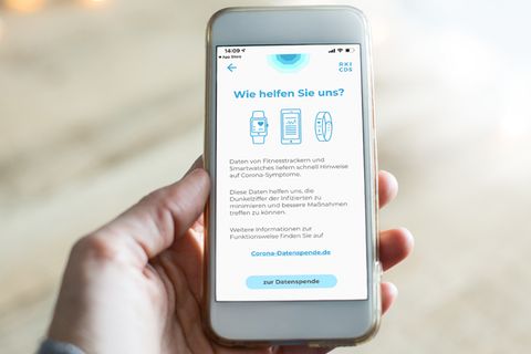 Die App "Corona Datenspende" soll Erkenntnisse über die Verbreitung in der Bevölkerung bringen