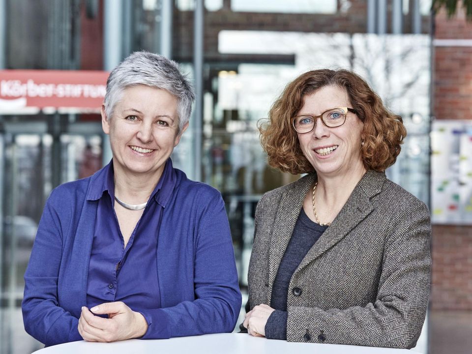Karin Haist (l.) und Susanne Kutz von der Körber-Stiftung Karin Haist (l.) und Susanne Kutz von der Körber-Stiftung