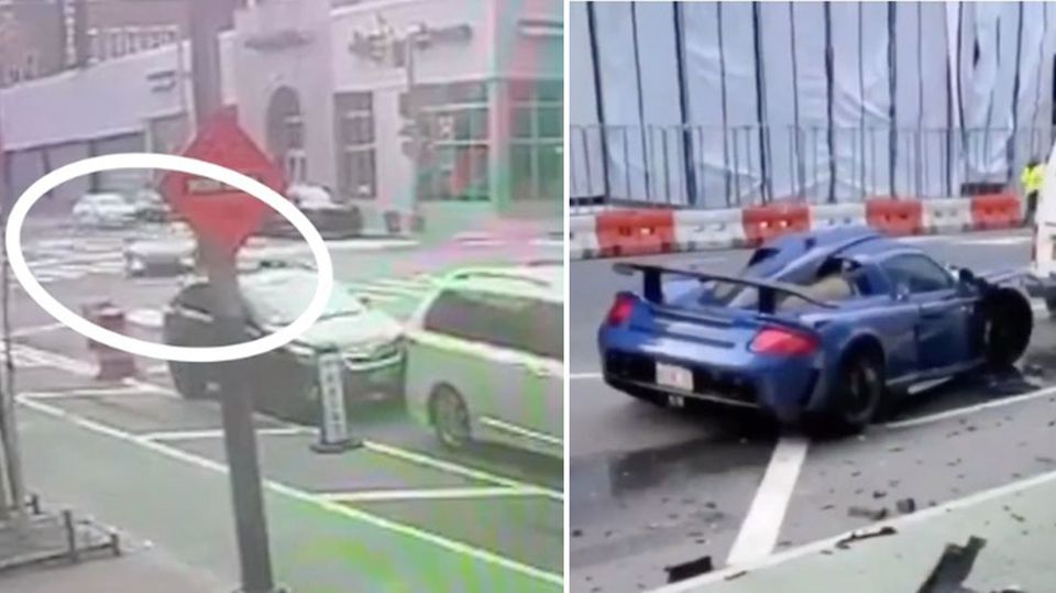 Millardär macht New Yorks Straßen zur Rennstrecke und crasht seinen 670-PS-Wagen Millardär macht New Yorks Straßen zur Rennstrecke und crasht seinen 670-PS-Wagen