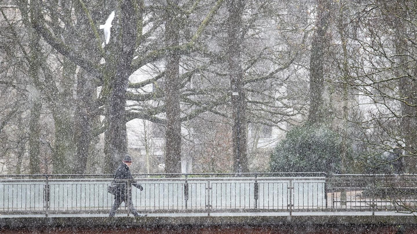 Bremen: Zum letzten Mal hat es hier am 30. März geschneit. Tief "Tanja" könnte neuen Schnee mitbringen.