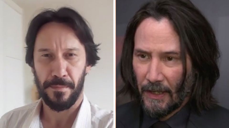 Keanu Reeves hat einen brasilianischen Doppelgänger, der ihm zum Verwechseln ähnlich sieht Keanu Reeves hat einen brasilianischen Doppelgänger, der ihm zum Verwechseln ähnlich sieht