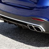 Vier Endrohre plus einen Diffusor ergeben den Mercedes AMG GLE 63 S