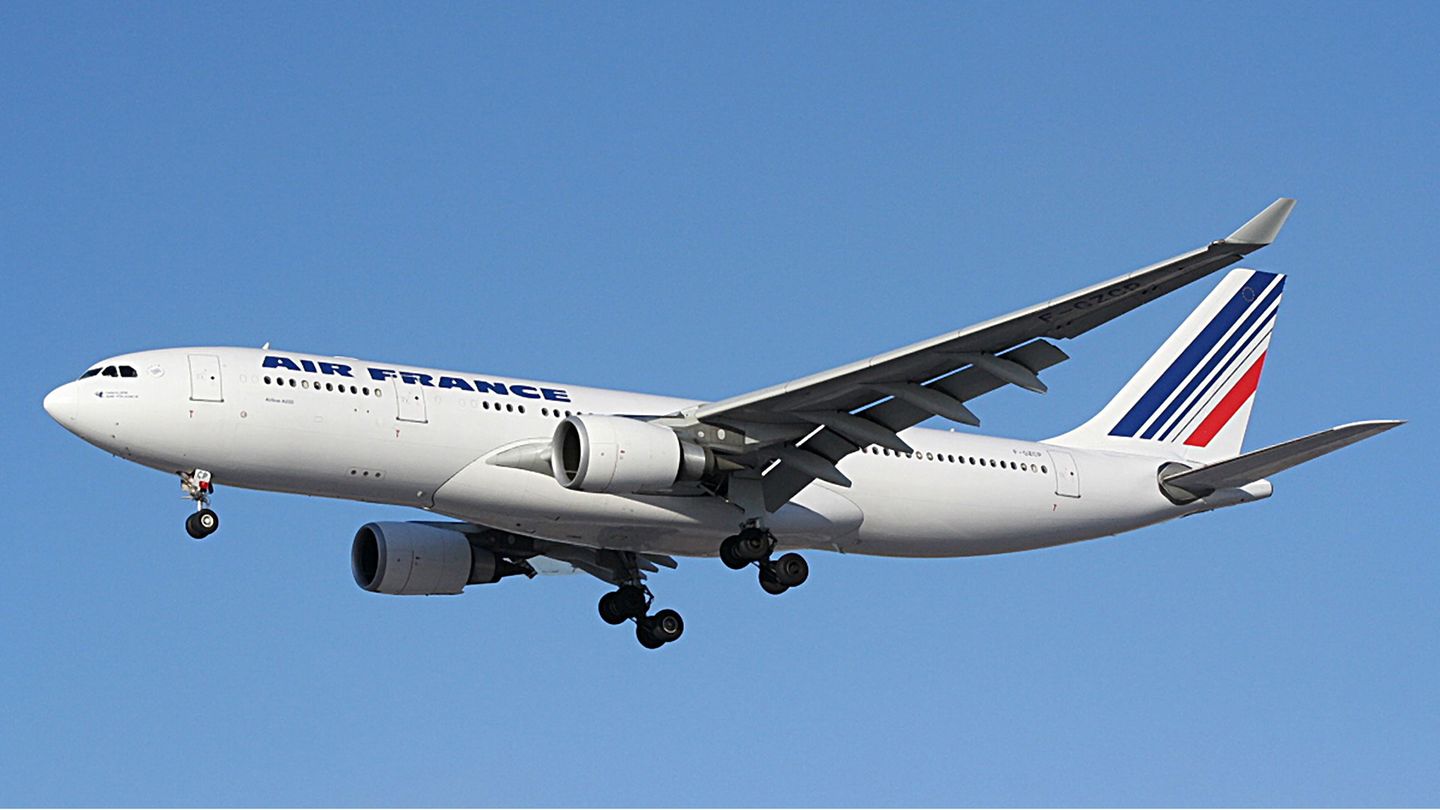 Ein Airbus A330-200 von Air France. Eine Maschine diesen Typs war am Samstag nach Pointe-Noire im Kongo geflogen.