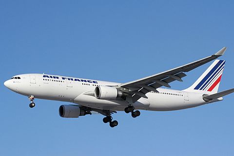 Ein Airbus A330-200 von Air France. Eine Maschine diesen Typs war am Samstag nach Pointe-Noire im Kongo geflogen.