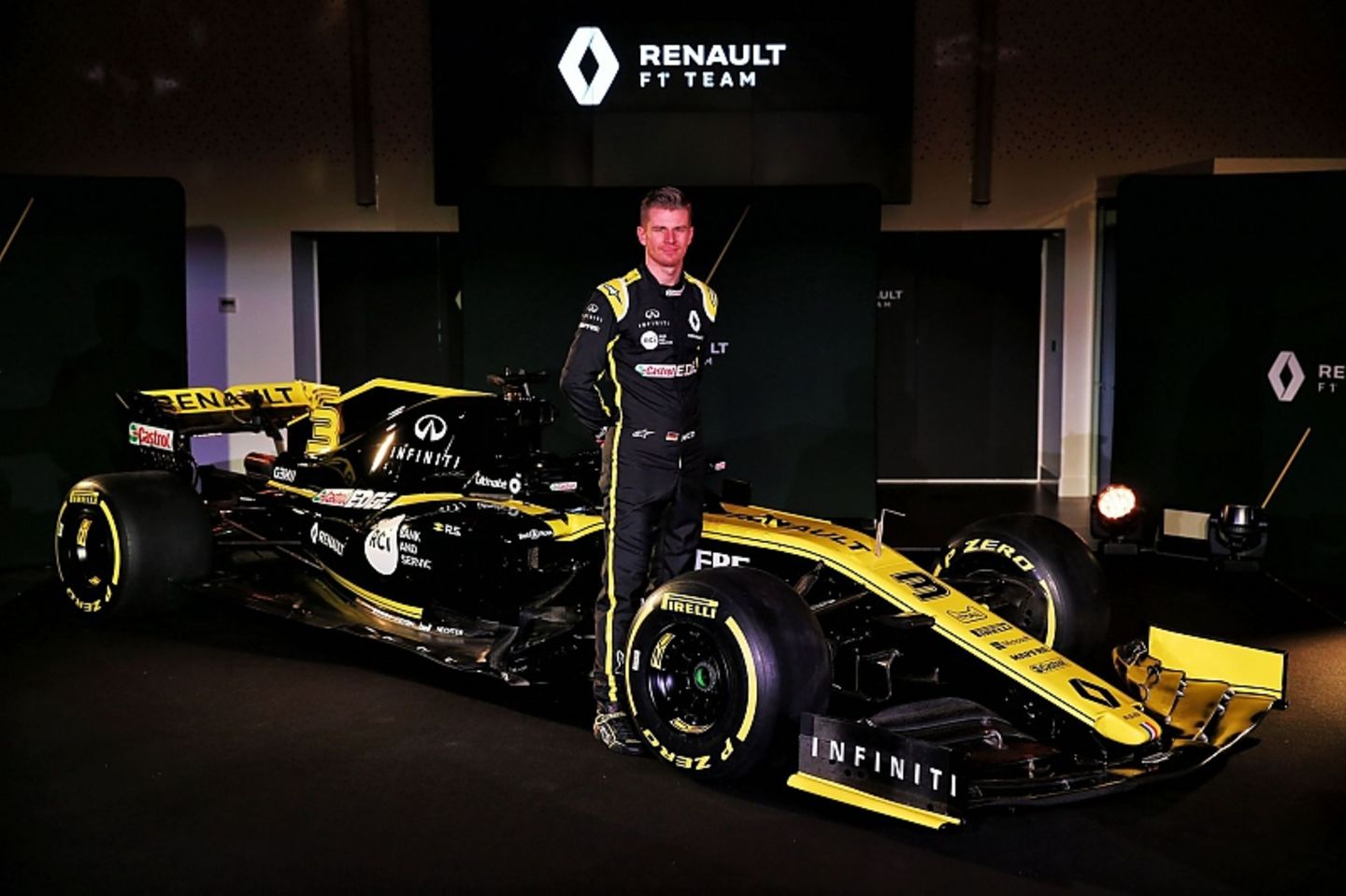 Nico Hülkenberg feierte virtuell ein Comeback in einem Formel 1 Boliden