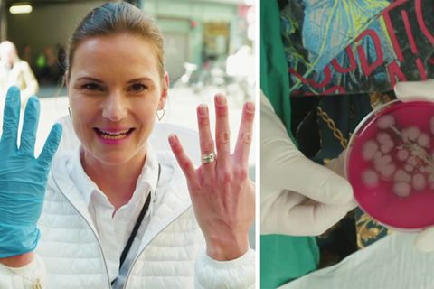 RTL-Test: Wie gut schützen Masken und Handschuhe beim Einkaufen?