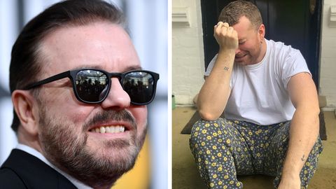 Ricky Gervais und Sam Smith