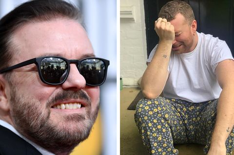 Ricky Gervais und Sam Smith