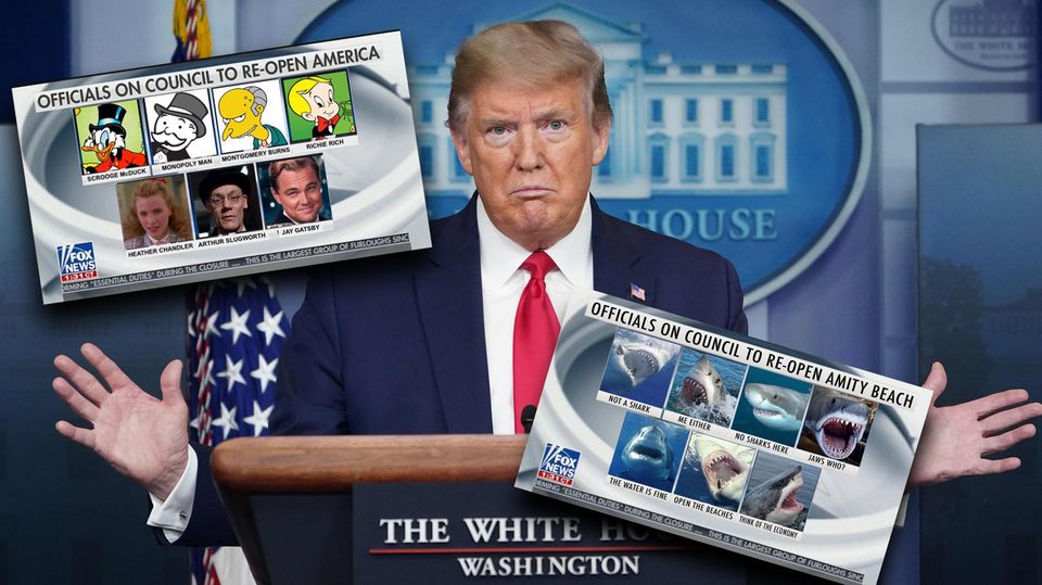US-Präsident Donald Trump will die Wirtschaft der USA schnellstmöglich wieder in Gang bringen.