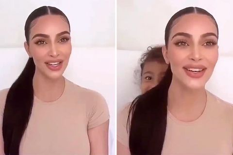 Kim Kardashian: Tochter North stört Ansprache