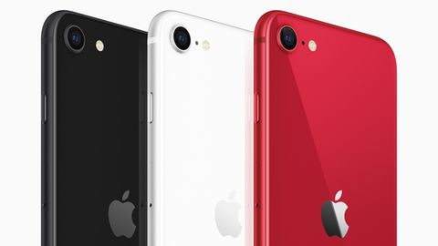 Das neue iPhone SE gibt es in drei Farben und kostet ab 479 Euro.