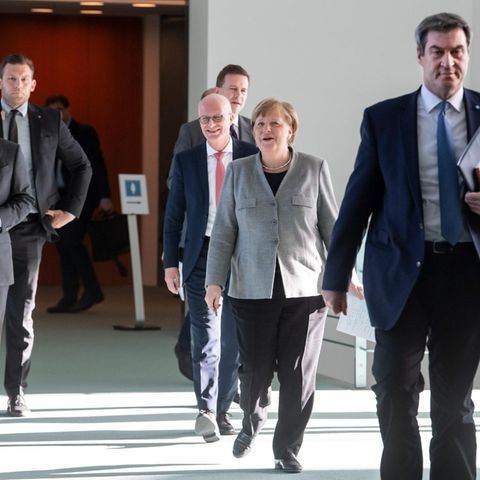Merkel PK Corona
