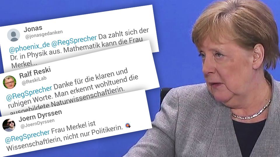Angela Merkel erklärt, warum es wichtig ist, bei der Lockerung der Corona-Beschränkungen nicht vorschnell zu handeln. Angela Merkel erklärt, warum es wichtig ist, bei der Lockerung der Corona-Beschränkungen nicht vorschnell zu handeln.
