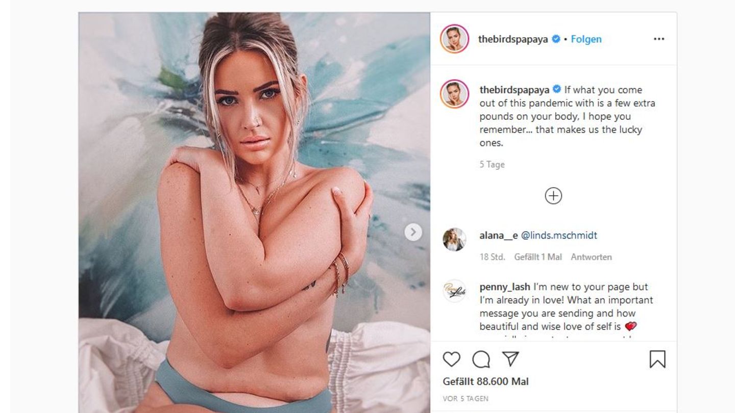 Sarah Nicole Landry Instagram-Post